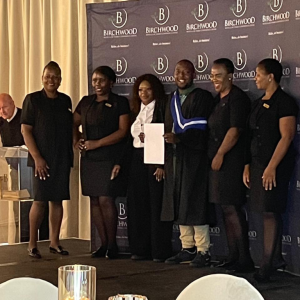 Learnership graduation hospitality trainer